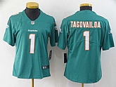 Women Nike Dolphins 1 Tua Tagovailoa Aqua 2020 NFL Draft First Round Pick Vapor Untouchable Limited Jersey,baseball caps,new era cap wholesale,wholesale hats